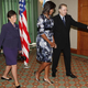 Valerie Jarrett and Michelle Obama in Copenhagen in 2009 (AFP/Getty Images)